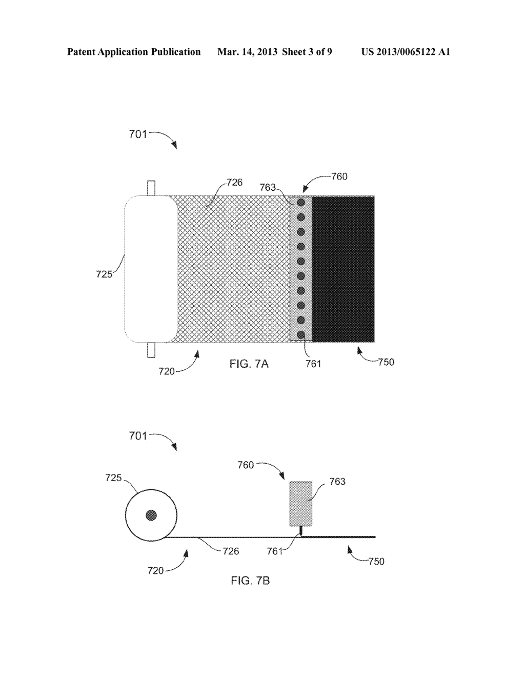 SEMI-SOLID ELECTRODE CELL HAVING A POROUS CURRENT COLLECTOR AND METHODS OF     MANUFACTURE - diagram, schematic, and image 04