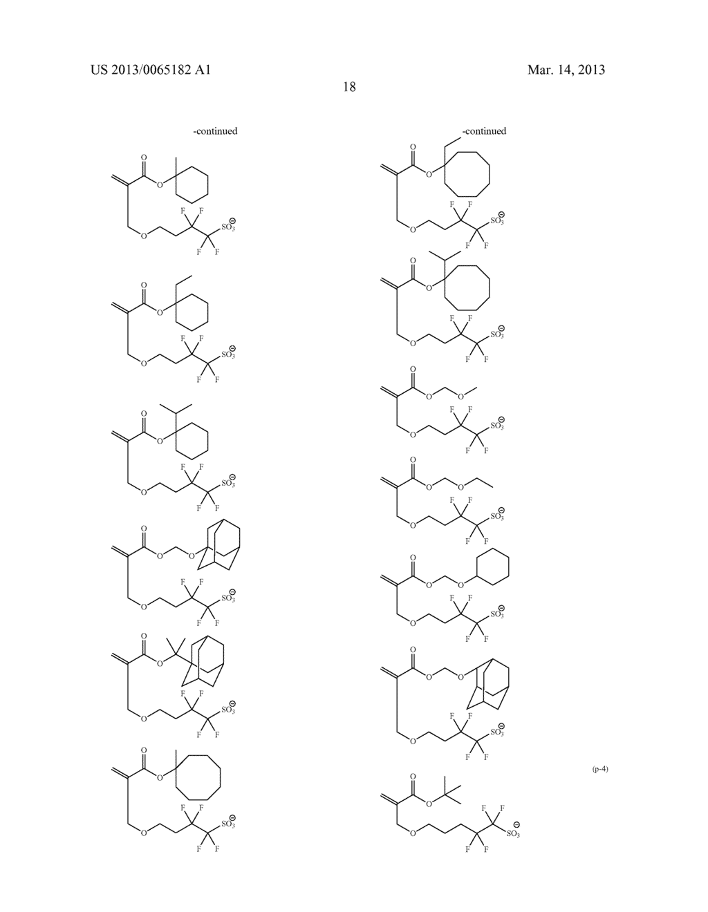 Fluorine-Containing Sulfonate, Fluorine-Containing Sulfonate Resin, Resist     Composition and Pattern Formation Method - diagram, schematic, and image 19