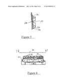 Procedure and device for enabling a dental element to be applied to a     dental arch diagram and image