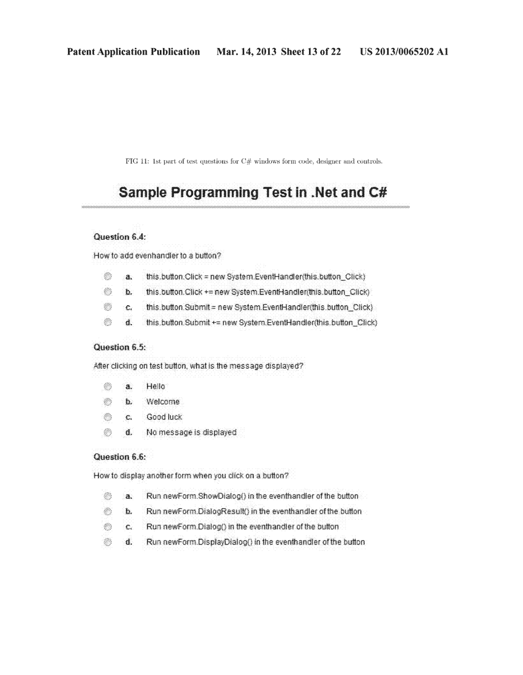 Method for designing test to assess skills for computer programming - diagram, schematic, and image 14