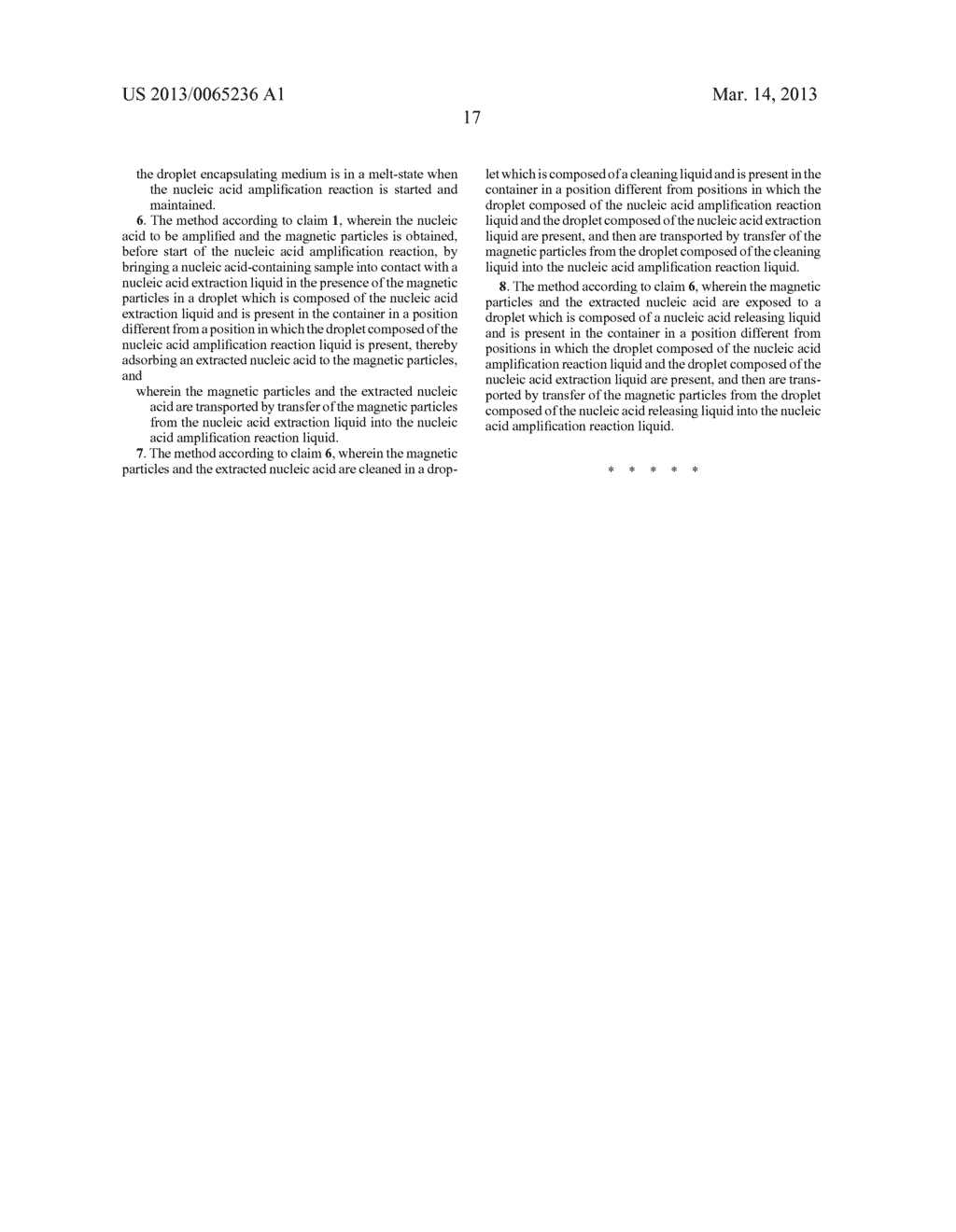 METHOD FOR REAL-TIME NUCLEIC ACID AMPLIFICATION BY DROPLET MANIPULATION - diagram, schematic, and image 22