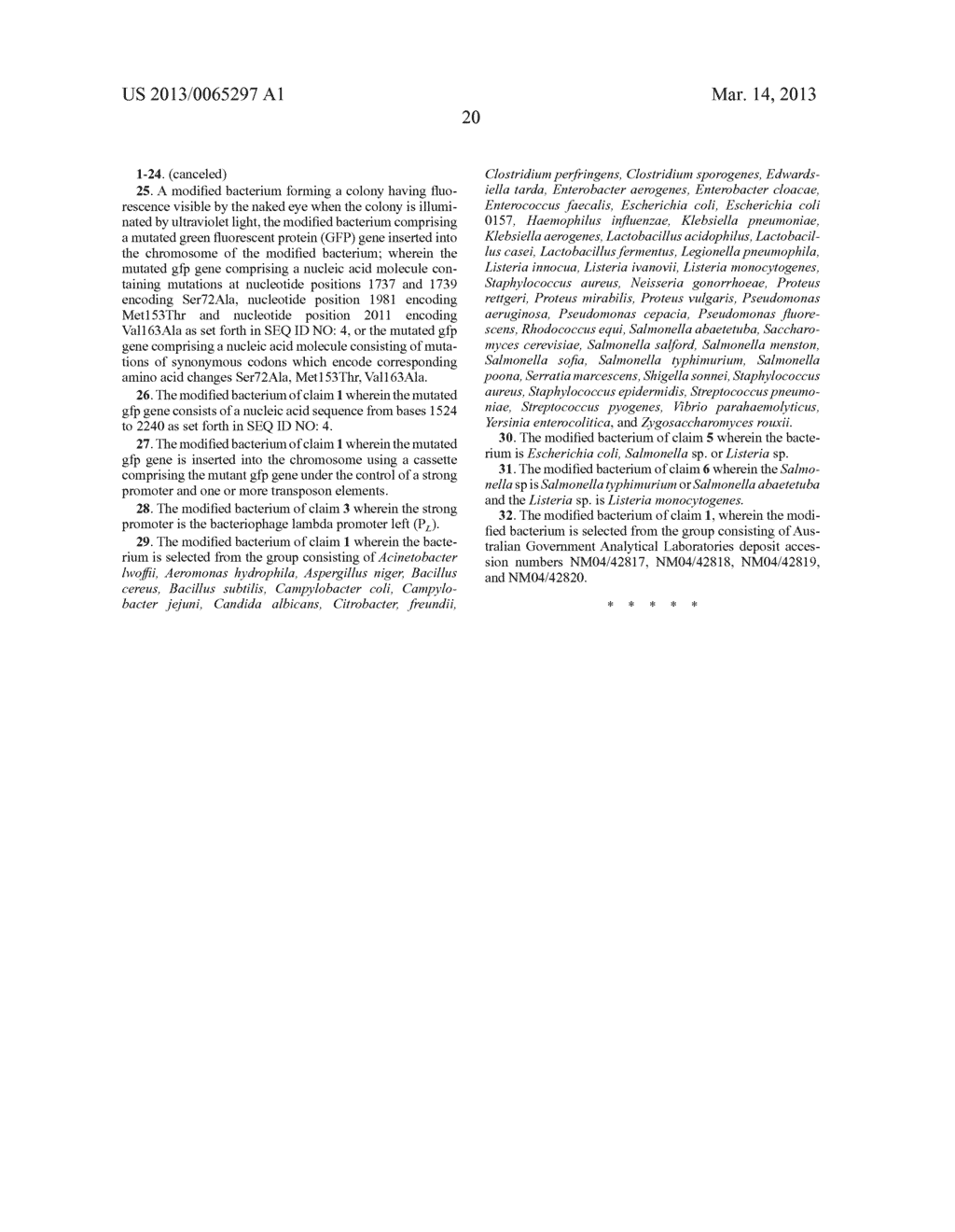 CHROMOSOMAL INSERTION OF GFP INTO BACTERIA FOR QUALITY CONTROL - diagram, schematic, and image 33