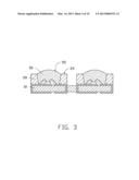 METHOD FOR MANUFACTURING LED WITH AN ENCAPSULANT HAVING A FLAT TOP FACE diagram and image