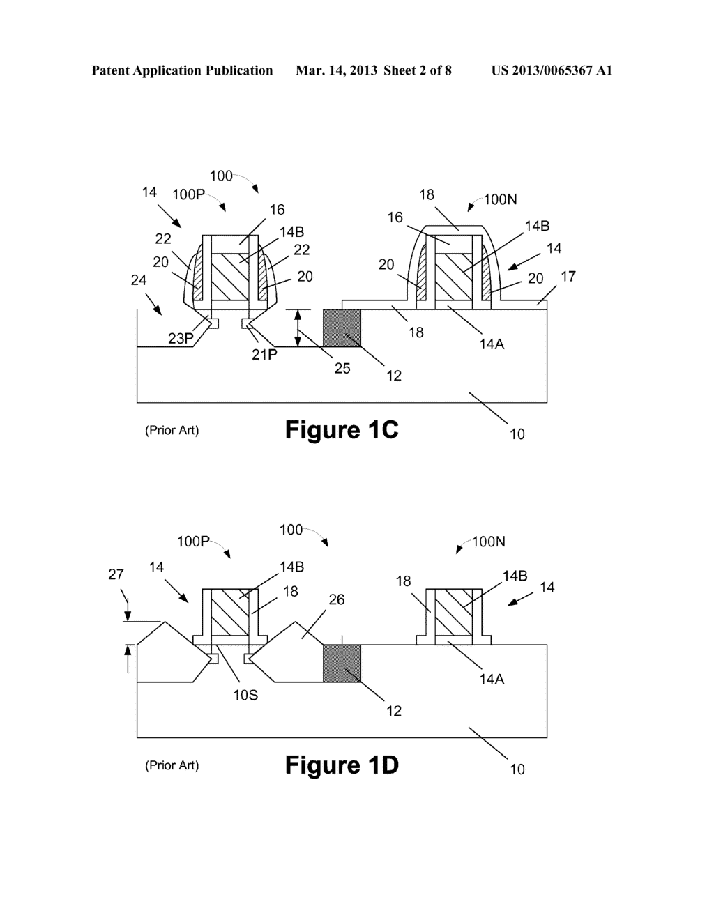 Methods of Forming Highly Scaled Semiconductor Devices Using a Reduced     Number of Spacers - diagram, schematic, and image 03