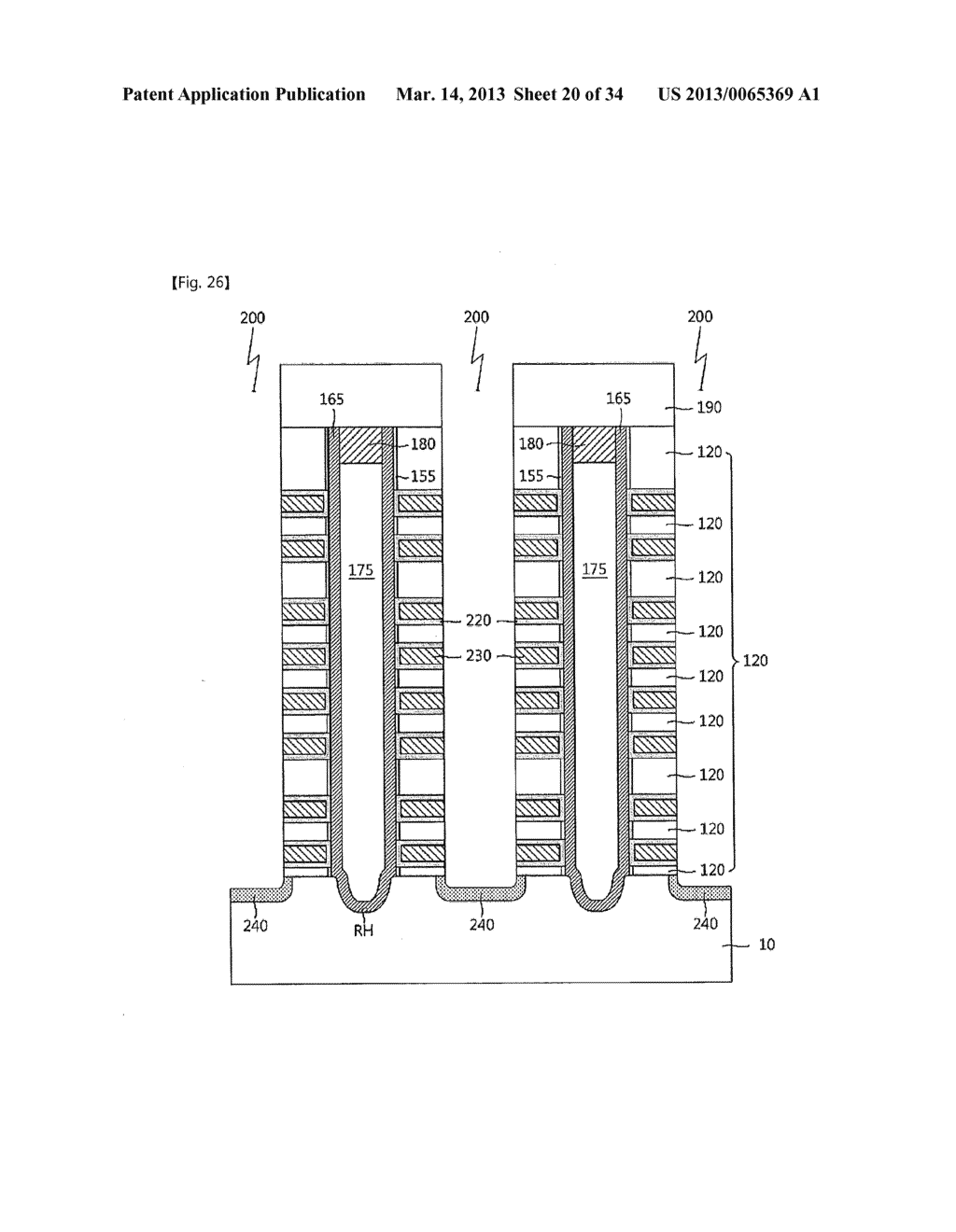 THREE DIMENSIONAL SEMICONDUCTOR MEMORY DEVICE AND METHOD OF FABRICATING     THE SAME - diagram, schematic, and image 21