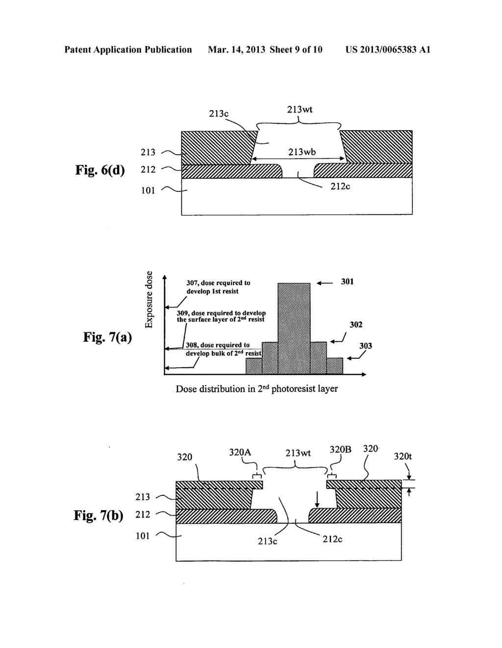 Fabrication methods for T-gate and inverted L-gate structure for high     frequency devices and circuits - diagram, schematic, and image 10