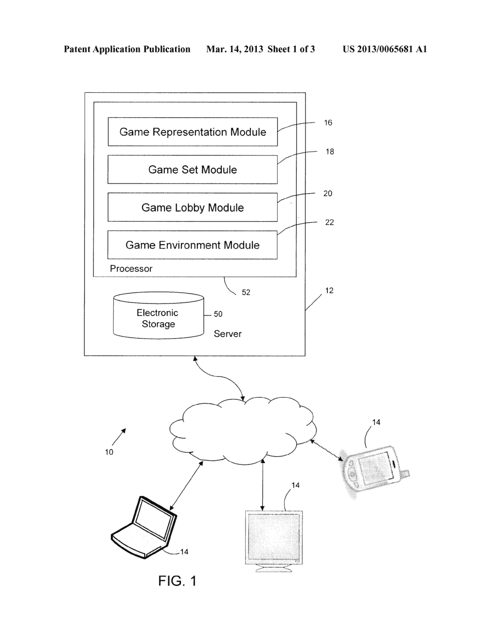 System And Method For Presenting A View Of A Virtual Lobby Environment To     A User - diagram, schematic, and image 02