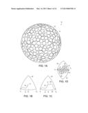 DIMPLE PATTERNS FOR GOLF BALLS diagram and image