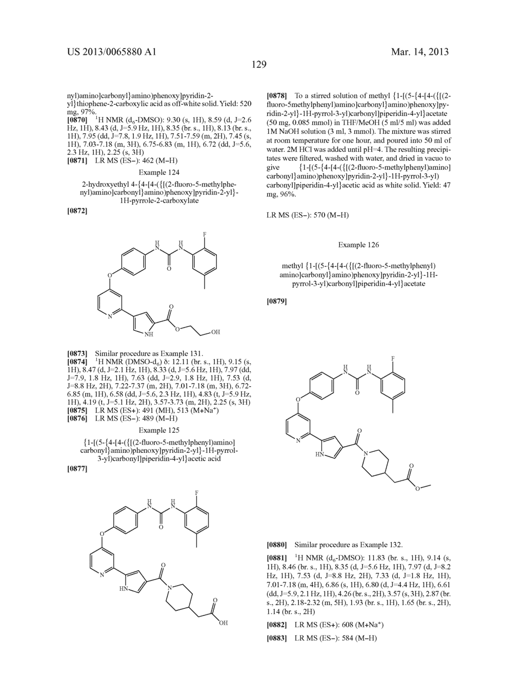 COMPOUNDS AS TYROSINE KINASE MODULATORS - diagram, schematic, and image 130