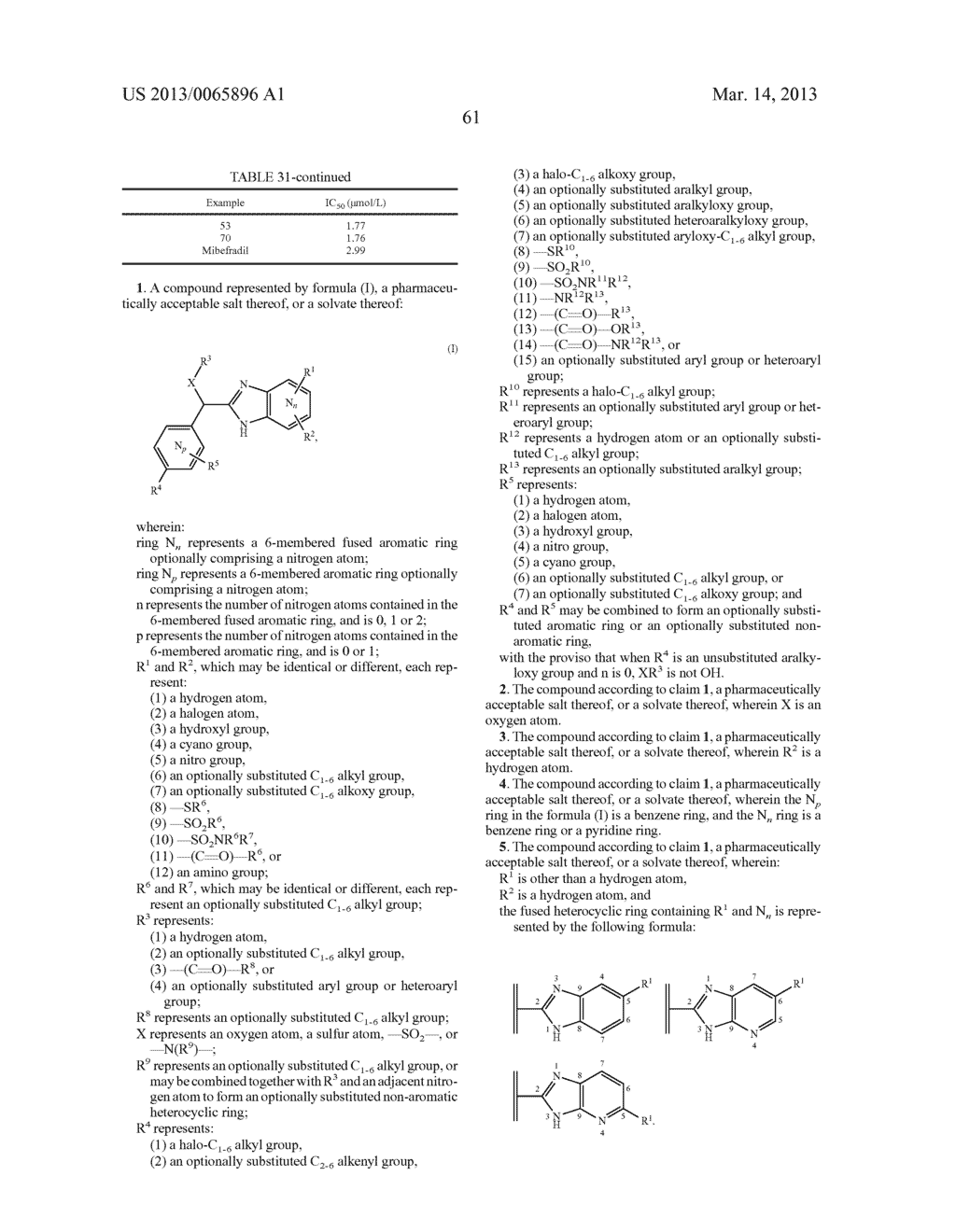 FUSED IMIDAZOLE DERIVATIVE - diagram, schematic, and image 62