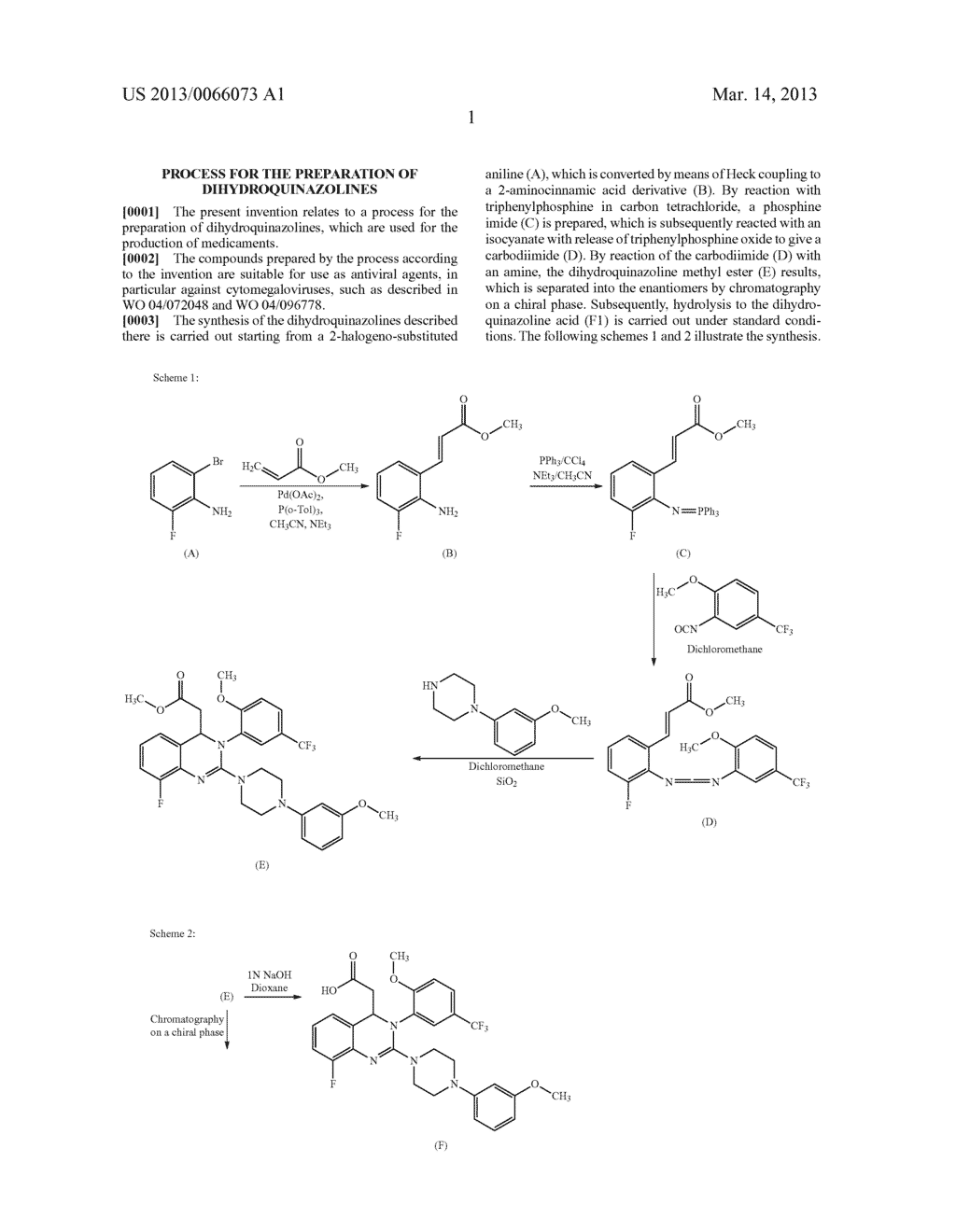 PROCESS FOR THE PREPARATION OF DIHYDROQUINAZOLINES - diagram, schematic, and image 02
