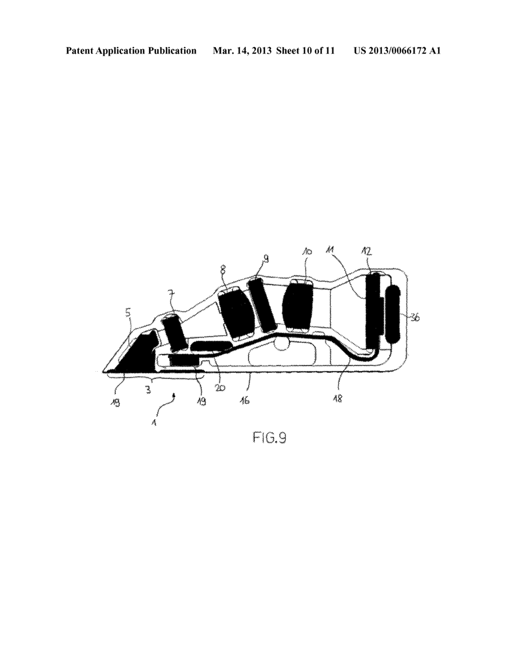 Device and Method for Detecting and Monitoring Ingredients or Properties     of a Measurement Medium, In Particular of Physiological Blood Values - diagram, schematic, and image 11