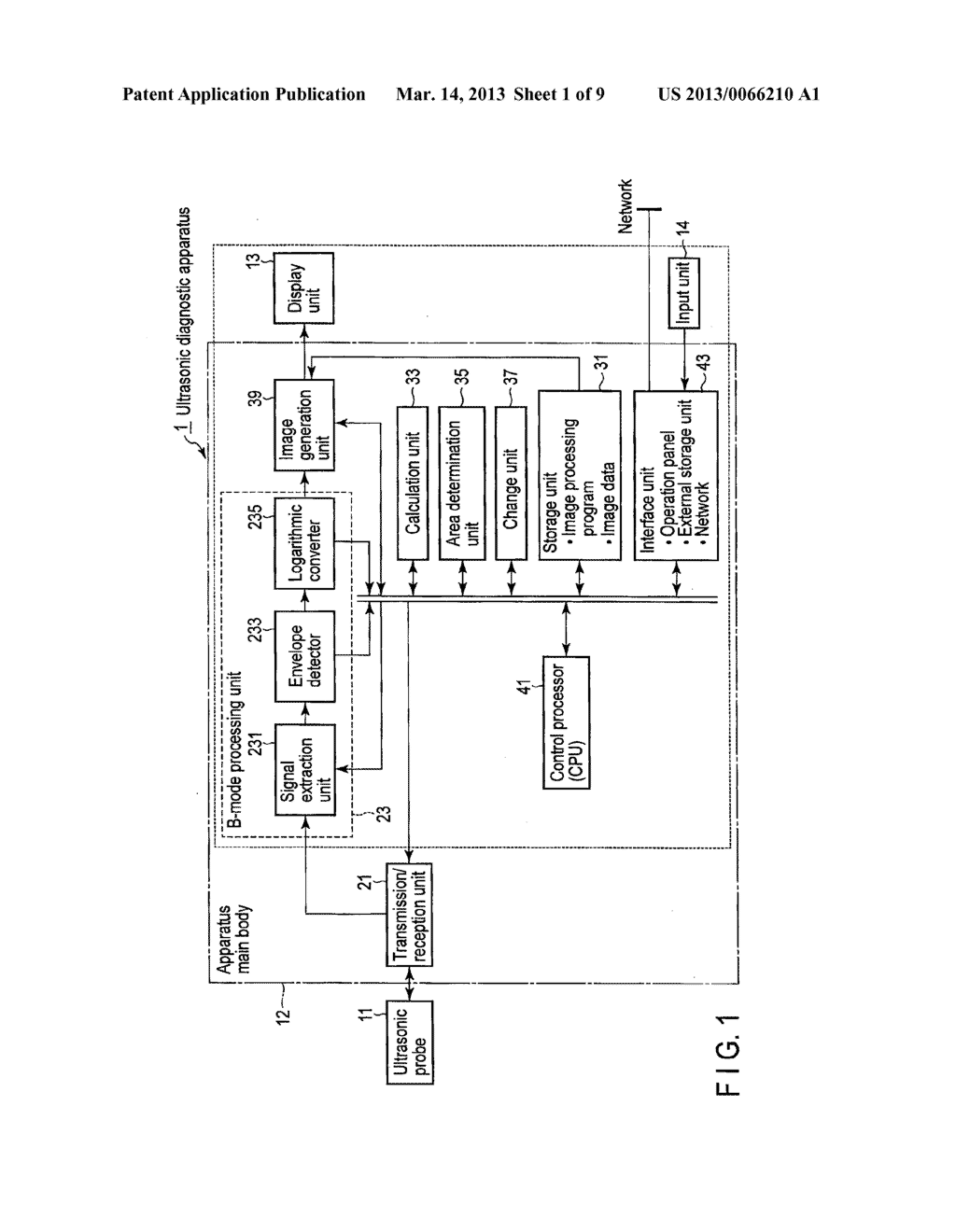 ULTRASONIC DIAGNOSTIC APPARATUS AND MEDICAL IMAGE PROCESSING APPARATUS - diagram, schematic, and image 02