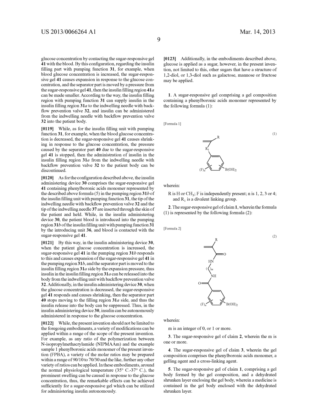 SUGAR-RESPONSIVE GEL AND MEDICINE ADMINISTERING DEVICE - diagram, schematic, and image 17