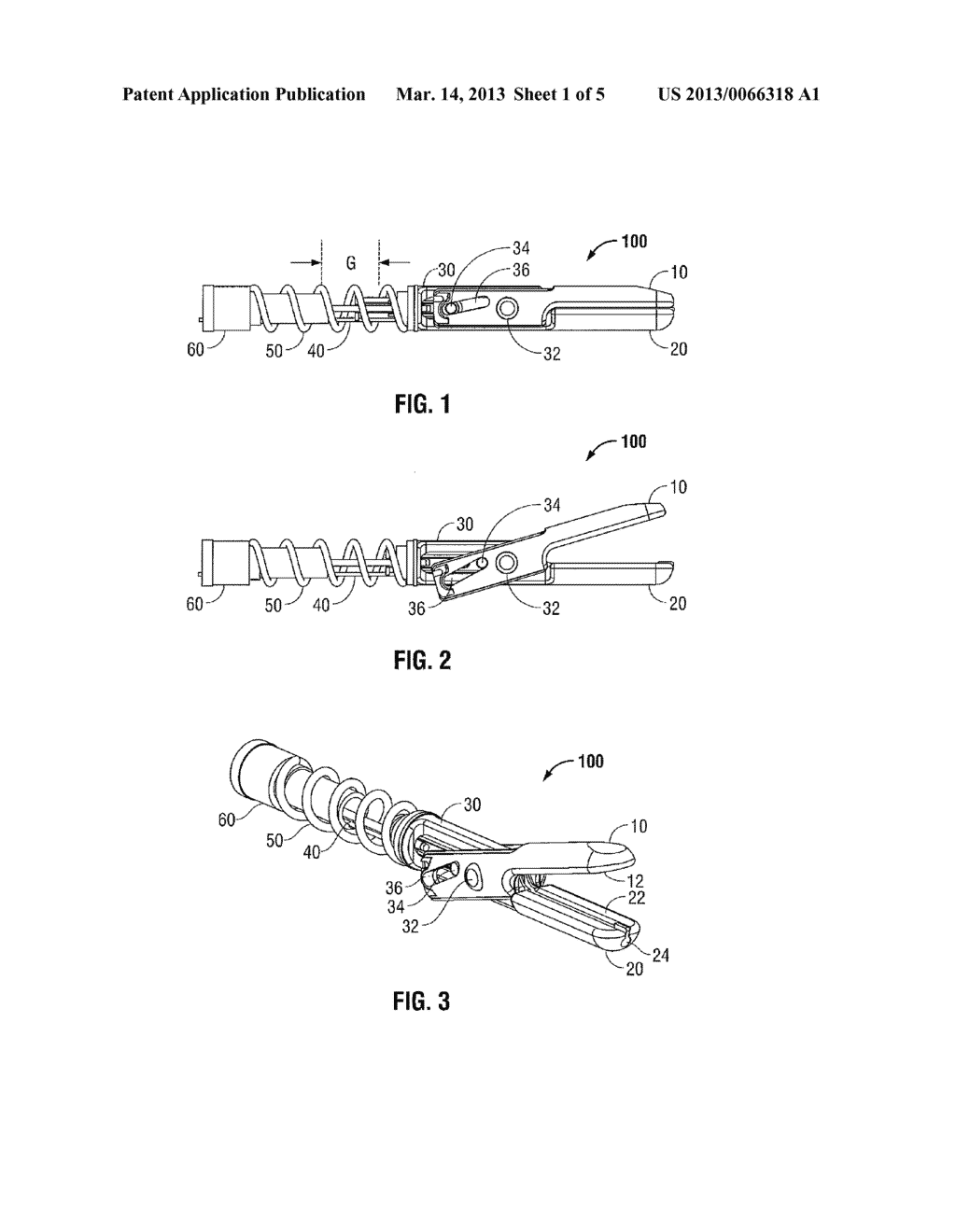 Apparatus For Performing Electrosurgical Procedures Having A Spring     Mechanism Associated With The Jaw Members - diagram, schematic, and image 02