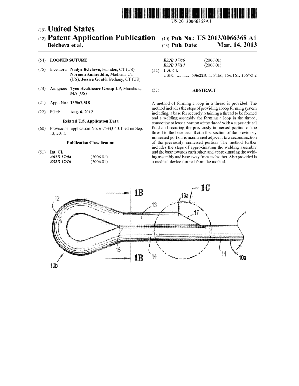 Looped Suture - diagram, schematic, and image 01