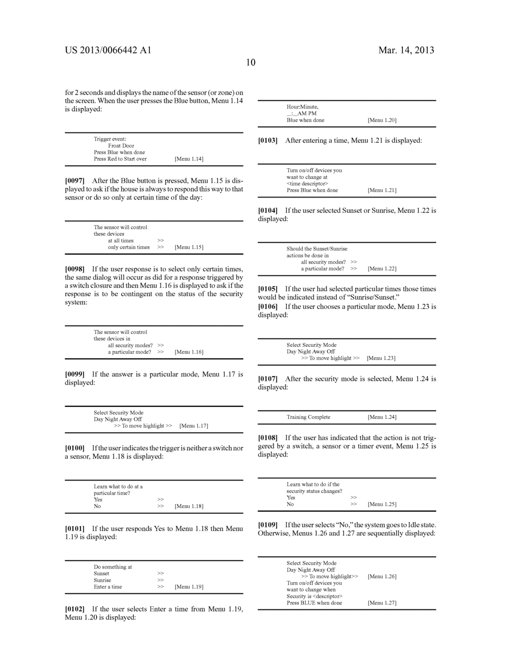 METHOD AND SYSTEM OF PROGRAMMING AT LEAST ONE APPLIANCE TO CHANGE STATE     UPON THE OCCURRENCE OF A TRIGGER EVENT - diagram, schematic, and image 24