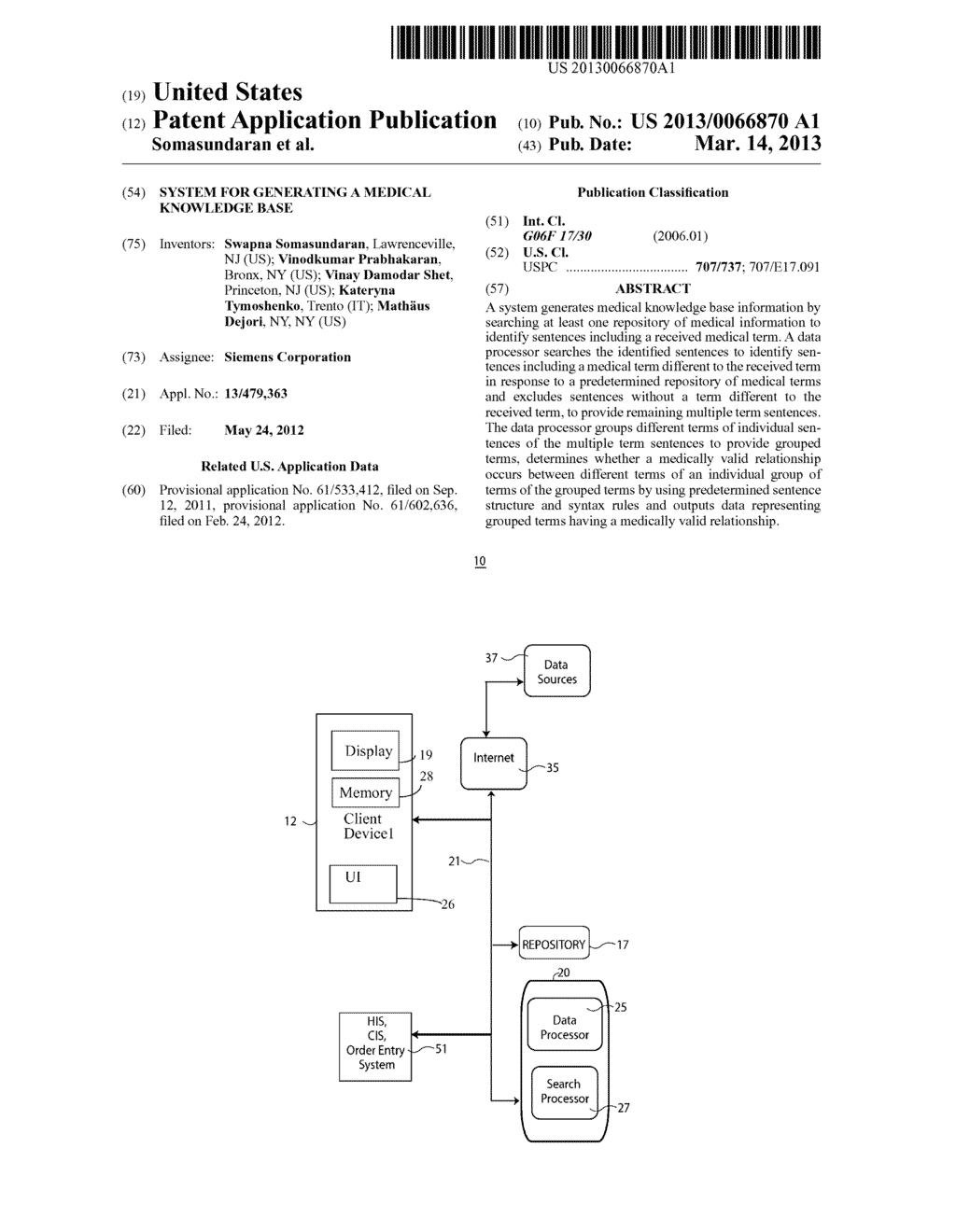 System for Generating a Medical Knowledge Base - diagram, schematic, and image 01