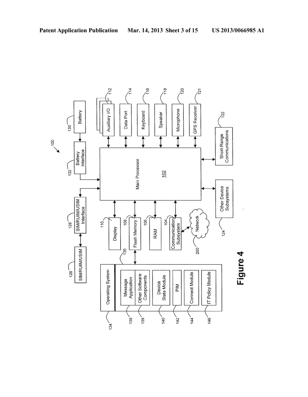 System and Method for Updating Presence Information in Instant Messaging     Applications on a Mobile Device - diagram, schematic, and image 04