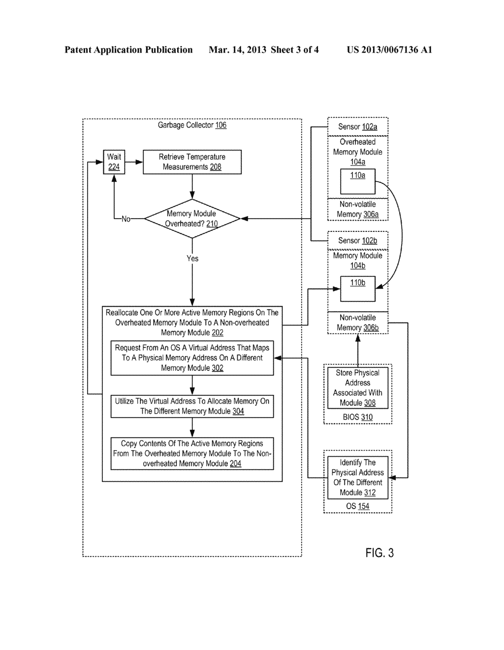 Administering Thermal Distribution Among Memory Modules Of A Computing     System - diagram, schematic, and image 04