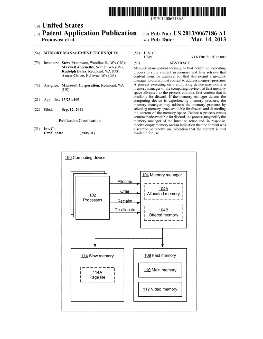 MEMORY MANAGEMENT TECHNIQUES - diagram, schematic, and image 01