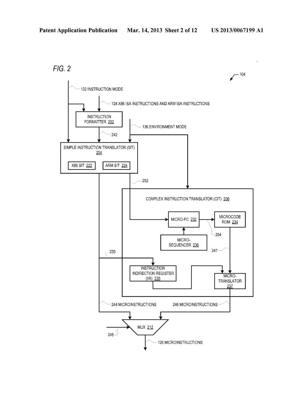 CONTROL REGISTER MAPPING IN HETEROGENEOUS INSTRUCTION SET ARCHITECTURE     PROCESSOR - diagram, schematic, and image 03