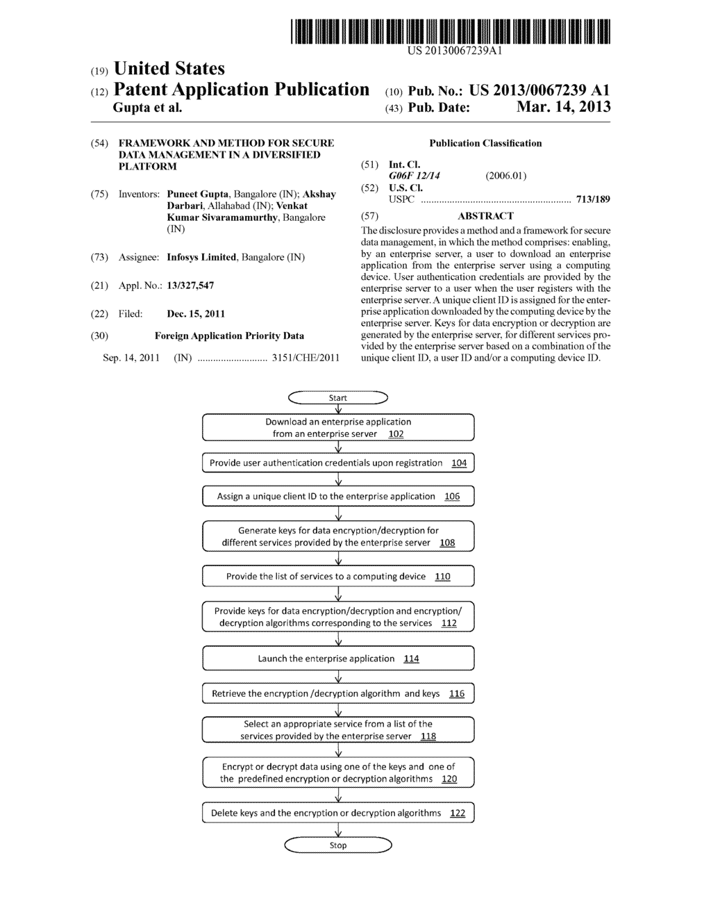 FRAMEWORK AND METHOD FOR SECURE DATA MANAGEMENT IN A DIVERSIFIED PLATFORM - diagram, schematic, and image 01