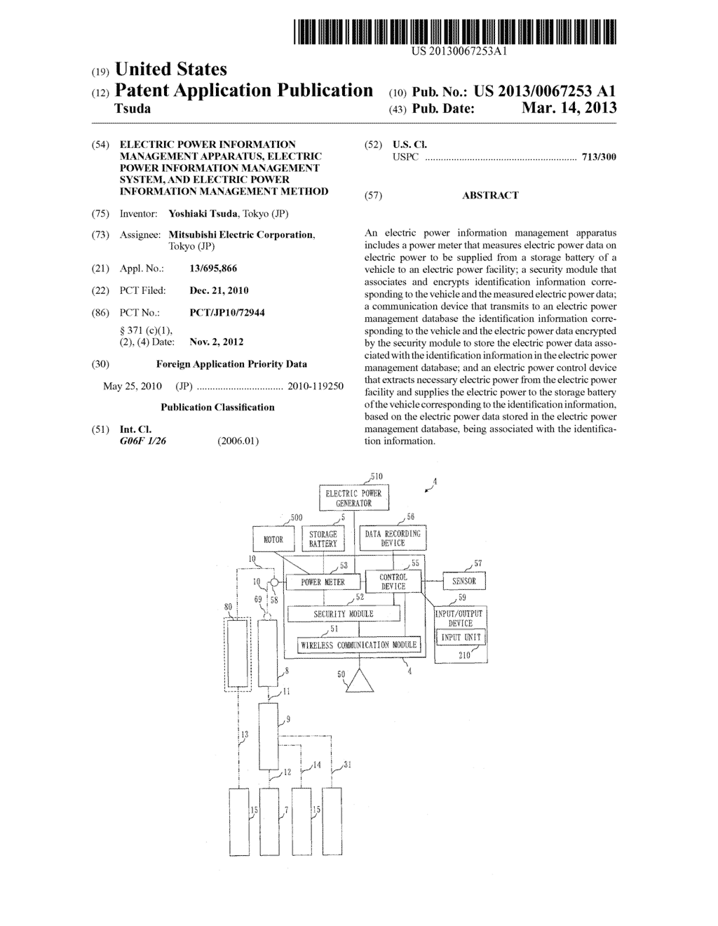 ELECTRIC POWER INFORMATION MANAGEMENT APPARATUS, ELECTRIC POWER     INFORMATION MANAGEMENT SYSTEM, AND ELECTRIC POWER INFORMATION MANAGEMENT     METHOD - diagram, schematic, and image 01