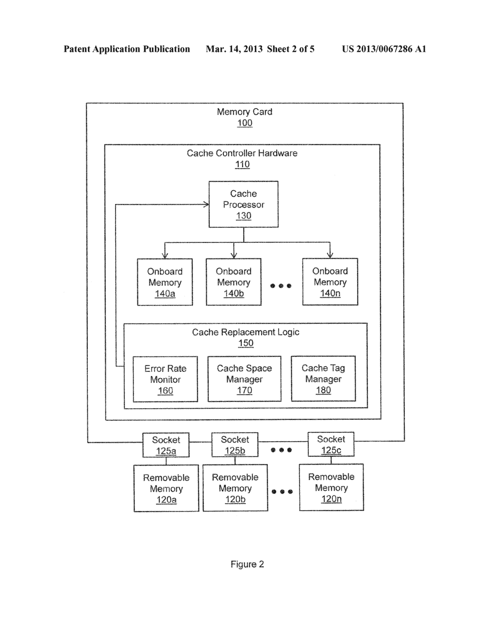 CACHING SYSTEM WITH REMOVABLE MEMORY CARD - diagram, schematic, and image 03