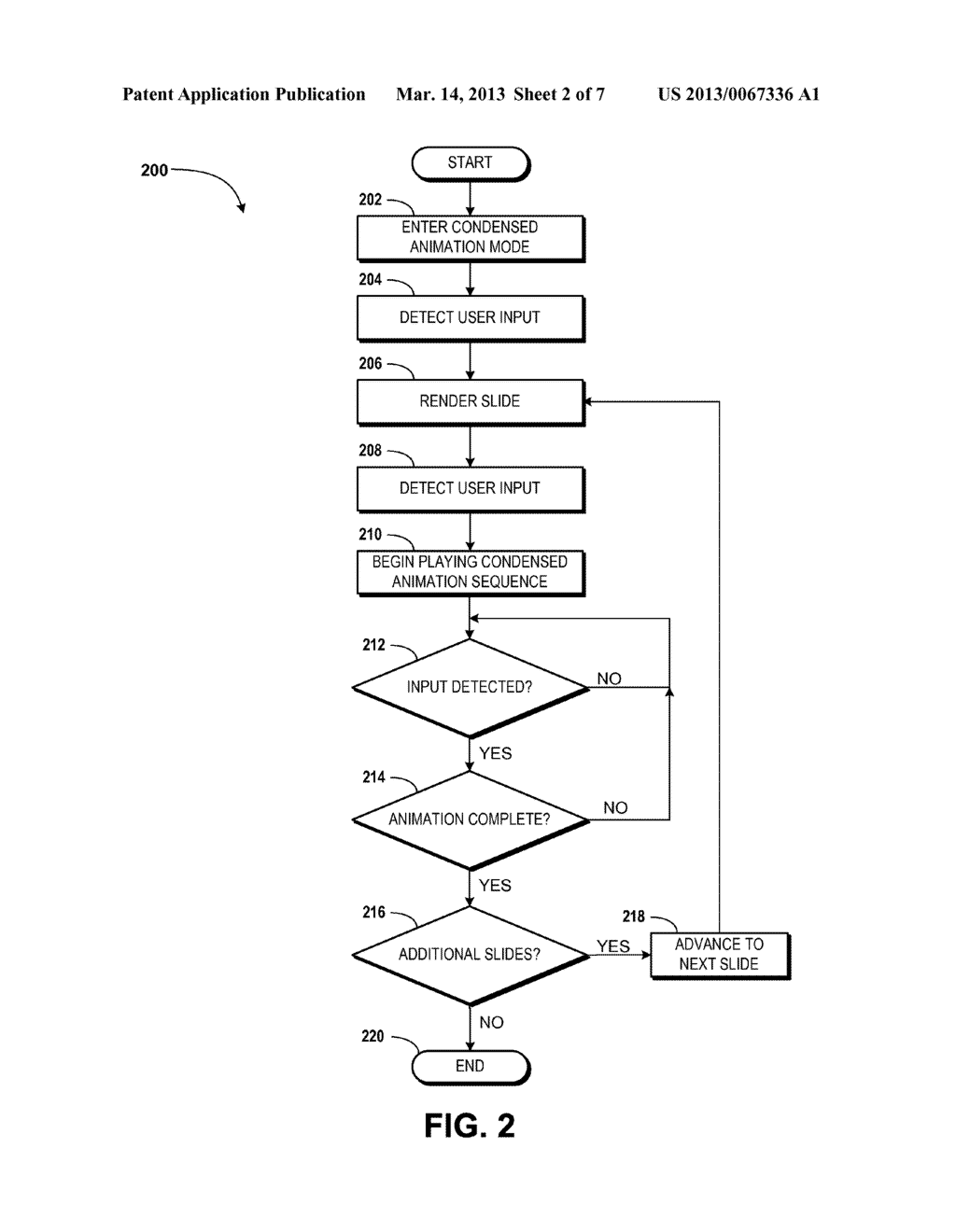 VIEWING PRESENTATIONS IN A CONDENSED ANIMATION MODE - diagram, schematic, and image 03