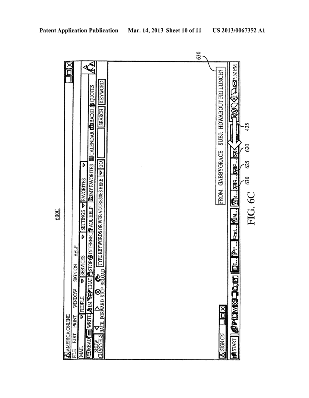 E-Mail Interface Having an Informational Tool Tip - diagram, schematic, and image 11