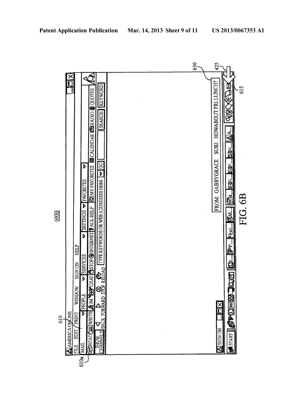 E-Mail Interface Having an Informational Tool Tip - diagram, schematic, and image 10