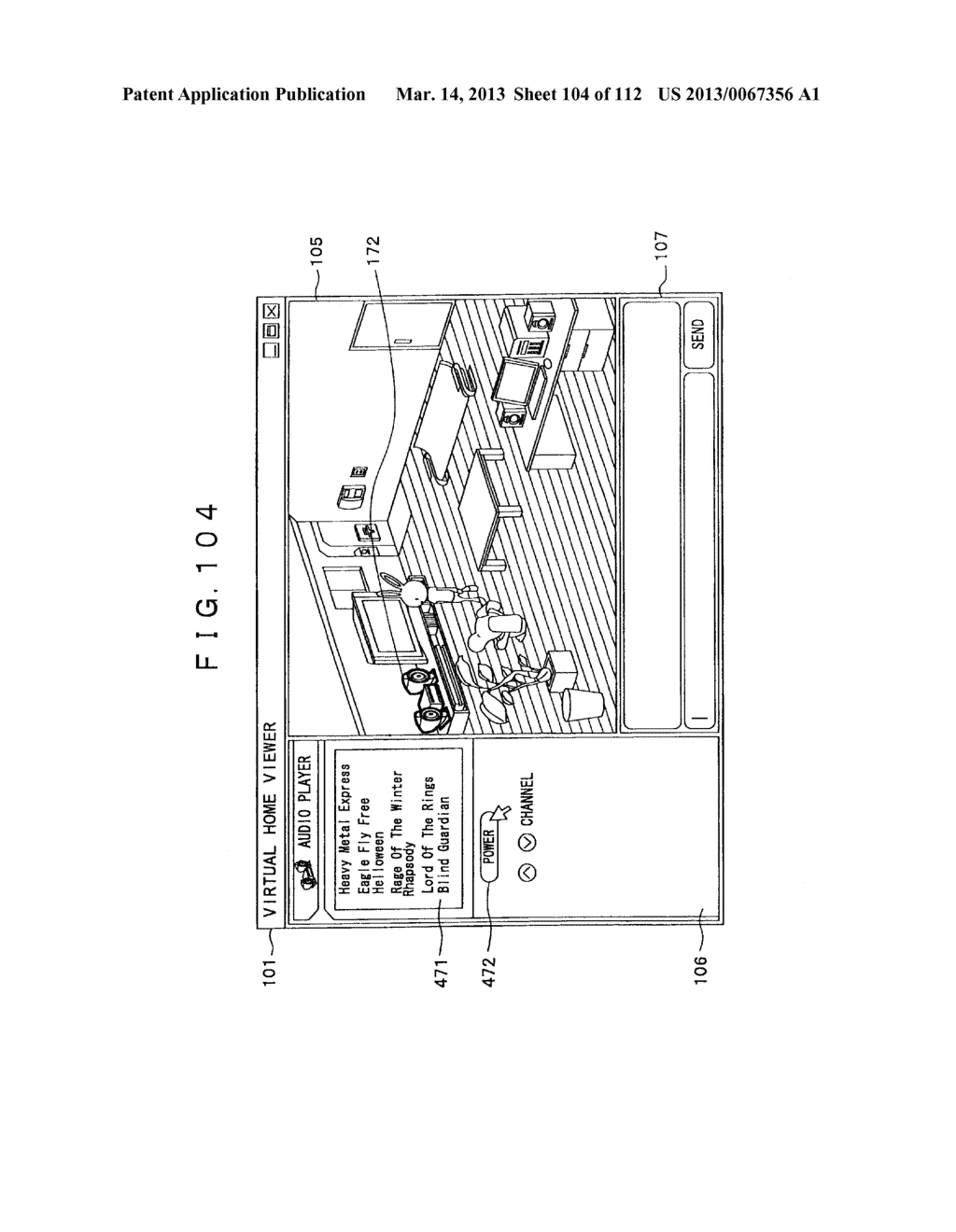 INFORMATION PROCESSING SYSTEM, SERVICE PROVIDING APPARATUS AND METHOD,     INFORMATION PROCESSING APPARATUS AND METHOD, RECORDING MEDIUM, AND     PROGRAM - diagram, schematic, and image 105