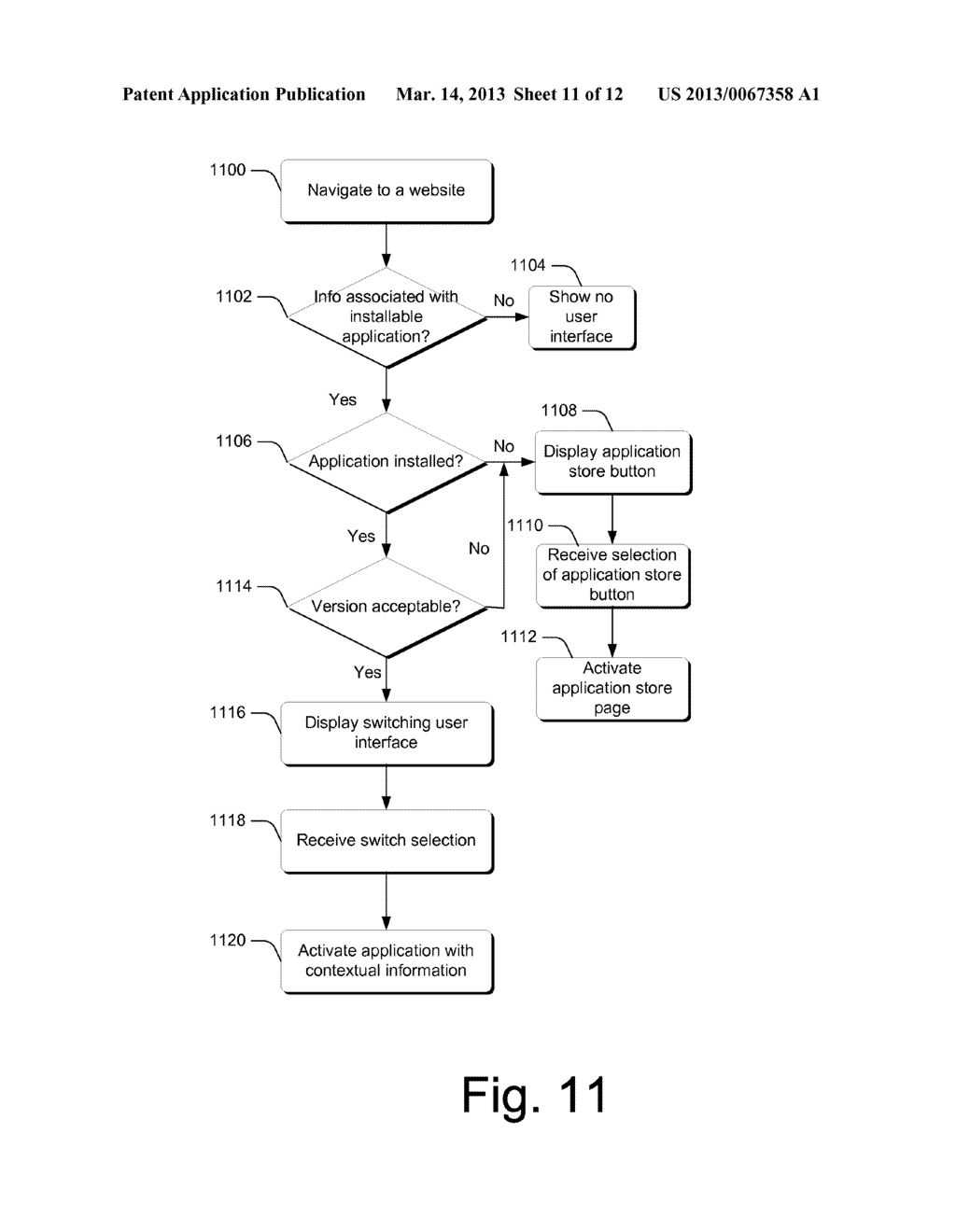 Browser-based Discovery and Application Switching - diagram, schematic, and image 12