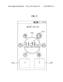 DEVICE AND METHOD FOR PROVIDING SHORTCUT IN A LOCKED SCREEN diagram and image