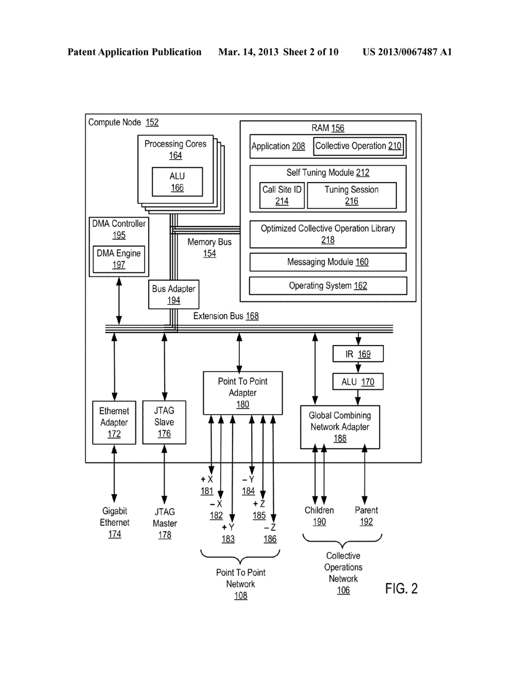 Runtime Optimization Of An Application Executing On A Parallel Computer - diagram, schematic, and image 03