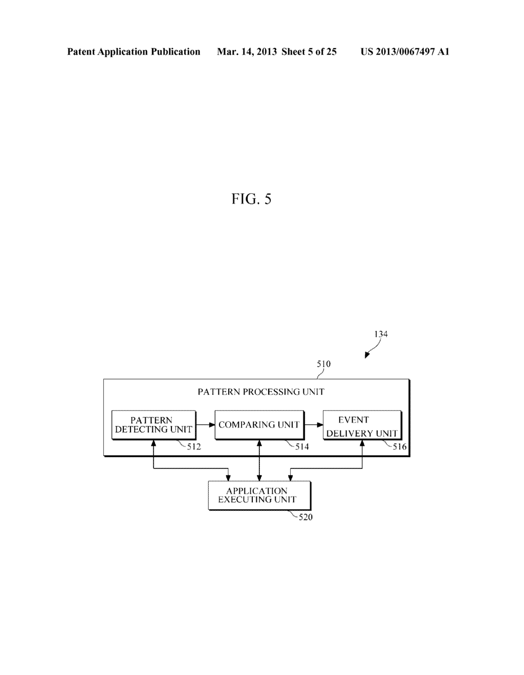 APPARATUS AND METHOD FOR SETTING A USER-DEFINED PATTERN FOR AN APPLICATION - diagram, schematic, and image 06