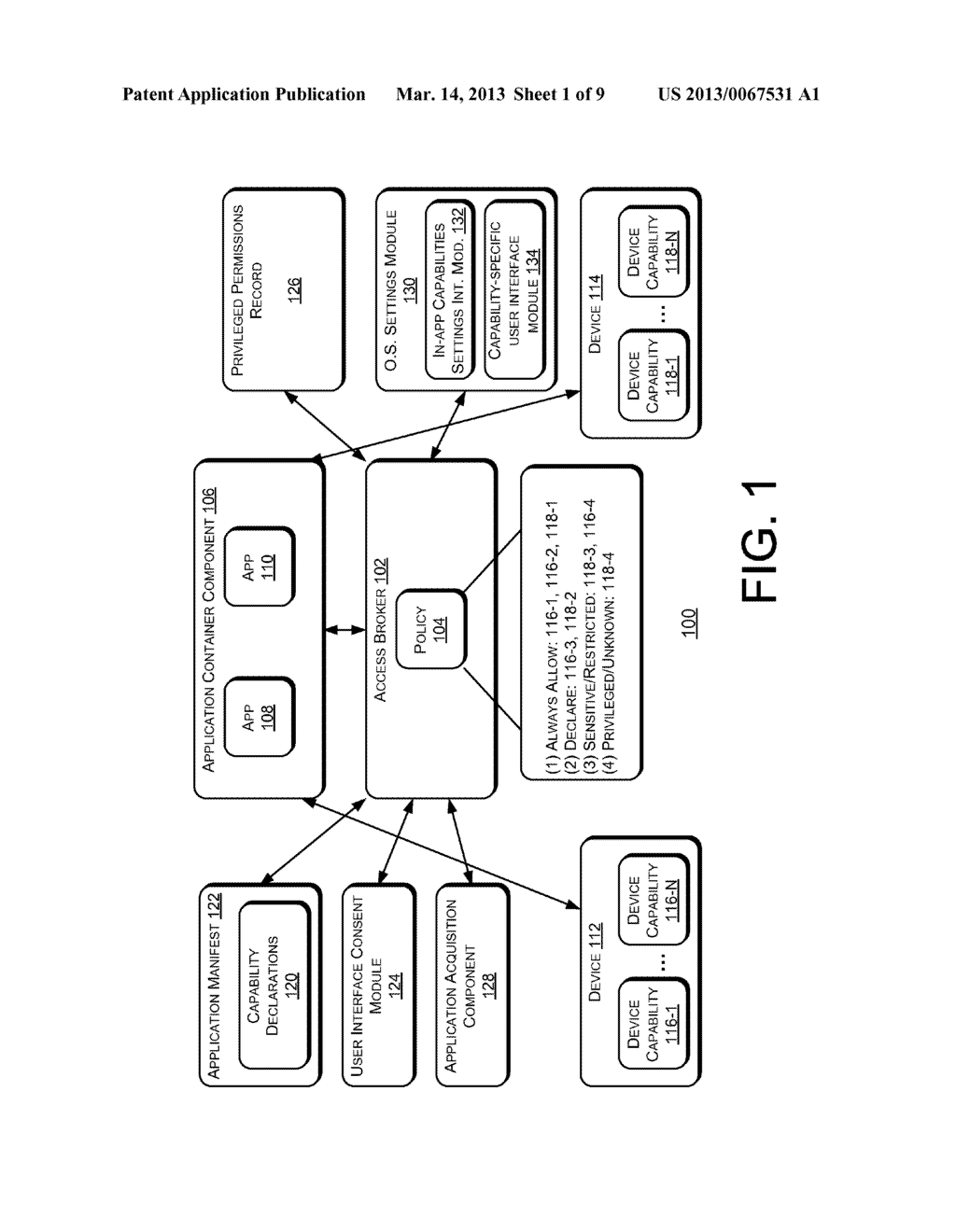 Access Brokering Based on Declarations and Consent - diagram, schematic, and image 02