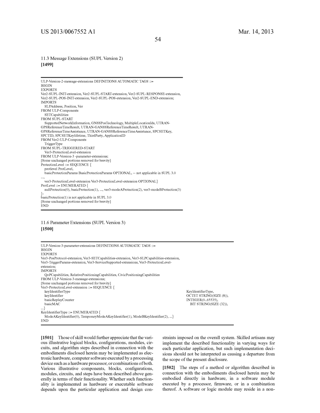 AUTHENTICATION IN SECURE USER PLANE LOCATION (SUPL) SYSTEMS - diagram, schematic, and image 66