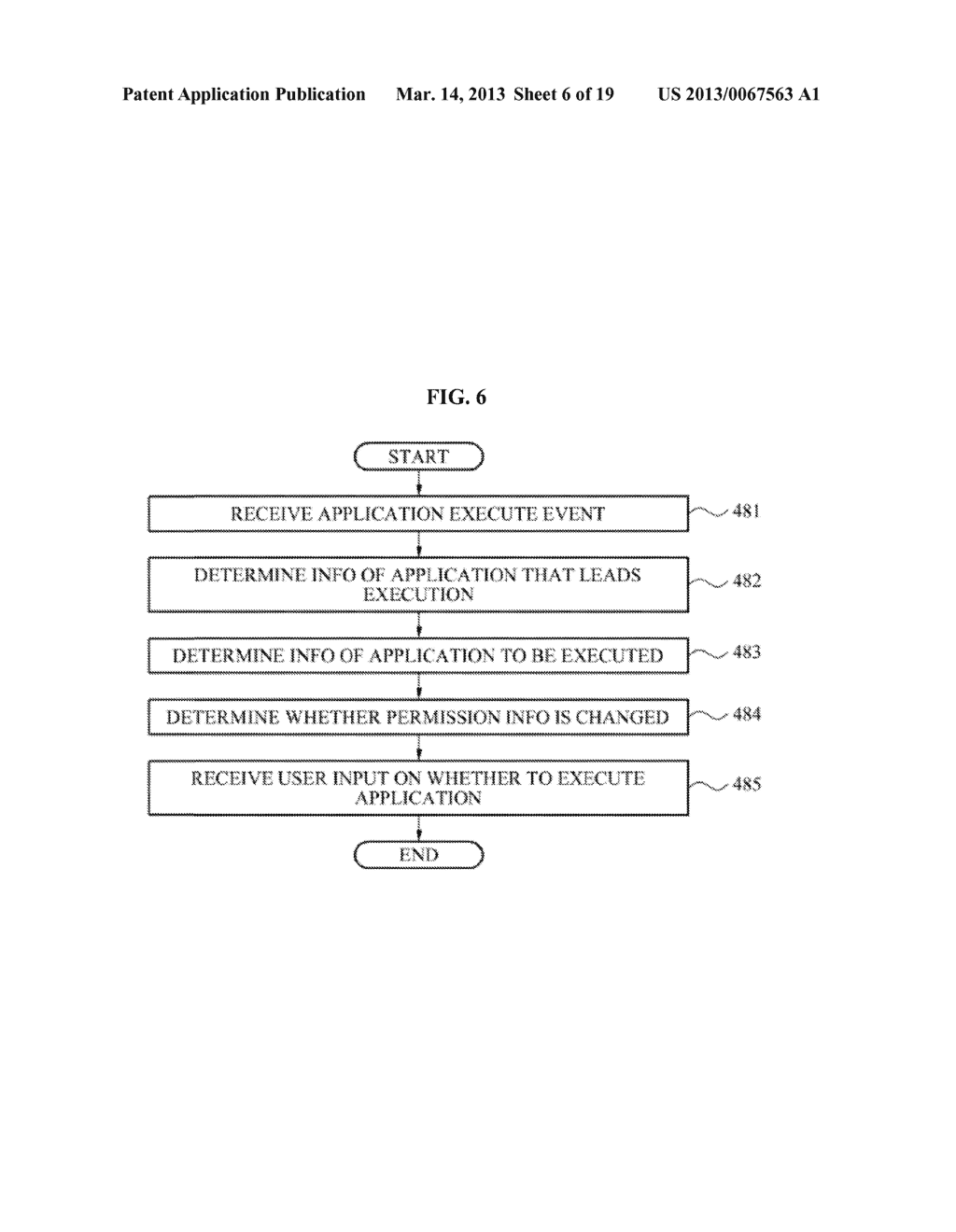 APPARATUS AND METHOD FOR MANAGING PERMISSION INFORMATION OF APPLICATION - diagram, schematic, and image 07