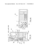 FULLY CONCEALED HINGE WITH INTEGRATED CLOSING DEVICE FOR DOORS AND/OR     OPENABLE FURNITURE PARTS diagram and image