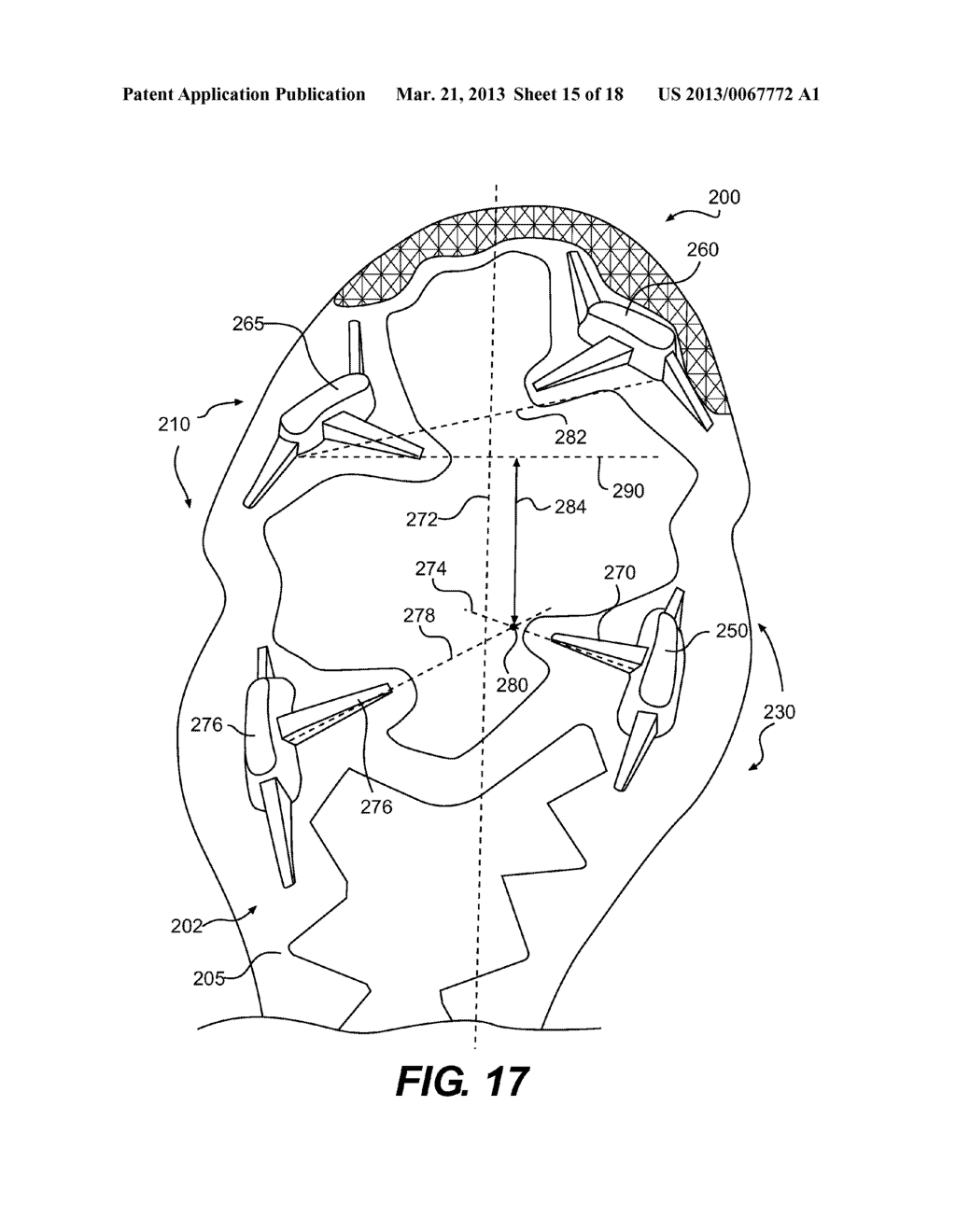 Shaped Support Features For Footwear Ground-Engaging Members - diagram, schematic, and image 16