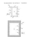 PICTURE FRAME WITH REMOVABLE MOUNTING SYSTEM diagram and image