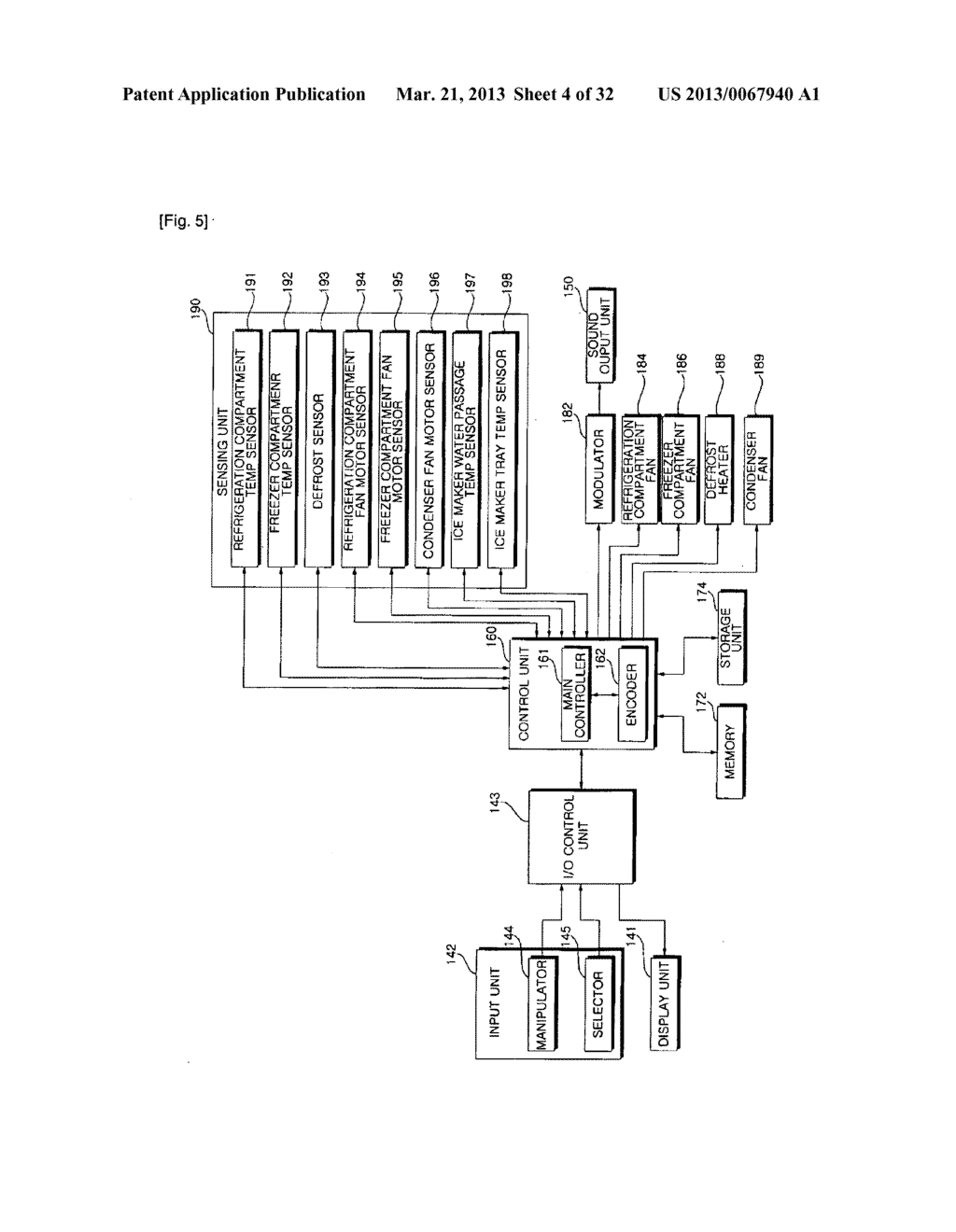 REFRIGERATOR AND DIAGNOSTIC SYSTEM FOR THE SAME - diagram, schematic, and image 05