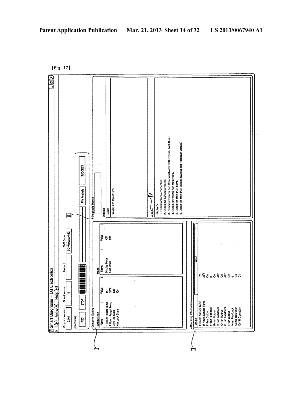 REFRIGERATOR AND DIAGNOSTIC SYSTEM FOR THE SAME - diagram, schematic, and image 15
