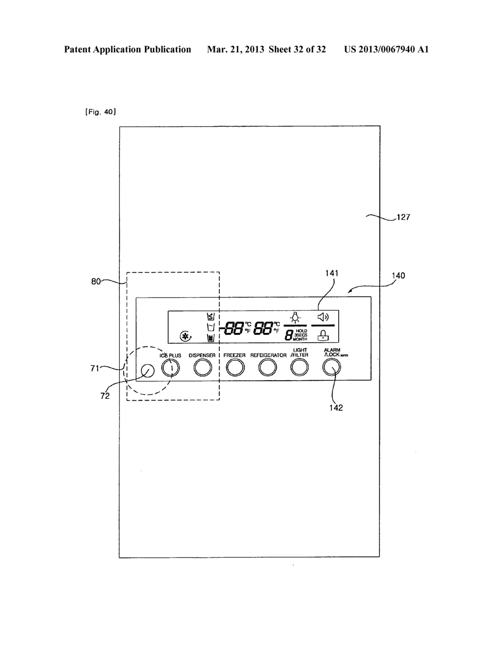 REFRIGERATOR AND DIAGNOSTIC SYSTEM FOR THE SAME - diagram, schematic, and image 33