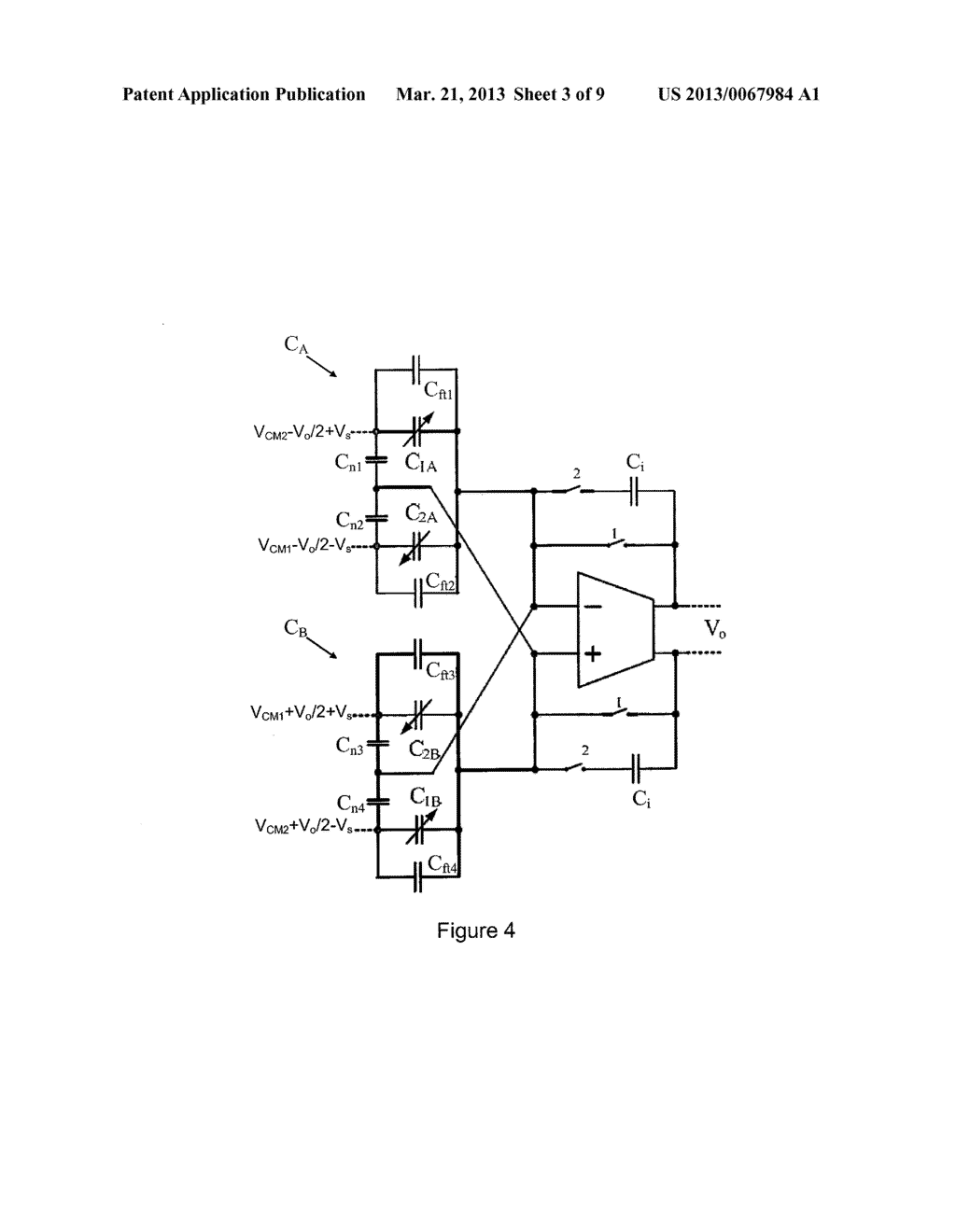 LINEARITY ENHANCEMENT OF CAPACITIVE TRANSDUCERS BY AUTO-CALIBRATION USING     ON-CHIP NEUTRALIZATION CAPACITORS AND LINEAR ACTUATION - diagram, schematic, and image 04