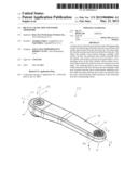 BICYCLE CRANK ARM AND INSERT THEREFORE diagram and image