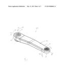 BICYCLE CRANK ARM AND INSERT THEREFORE diagram and image