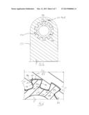 BICYCLE CRANK ARM AND INSERT THEREFORE diagram and image